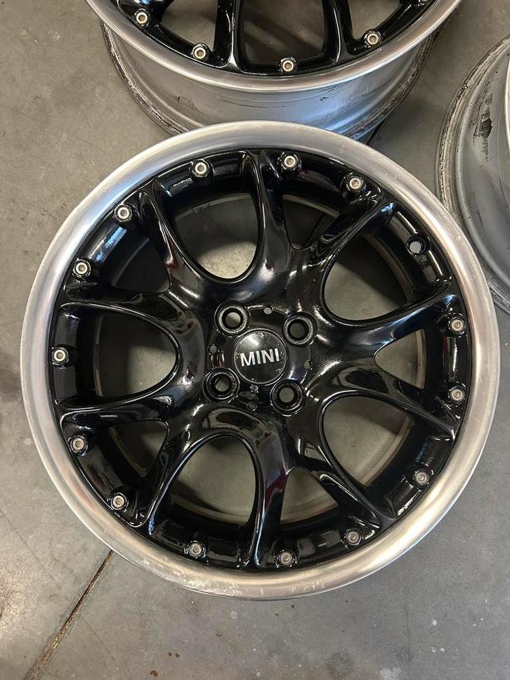MINI 17” originele Web spoke velgen in goede staat., Auto-onderdelen, Banden en Velgen, Velg(en), Zomerbanden, 17 inch, Overige