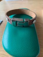 Leren armband Yann, Verzenden, Zo goed als nieuw, Zwart, Minder dan 95 cm