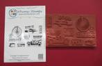 Stempel; Whimsy Stamps - Vintage Transportation, Hobby en Vrije tijd, Ophalen of Verzenden, Zo goed als nieuw, EZ-mounted stempel