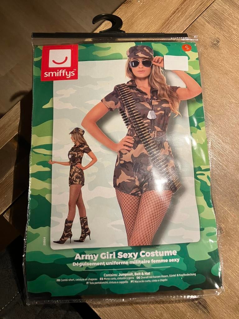 Army girl / soldaten / leger jumpsuit - carnaval, Kleding | Dames, Carnaval, Ophalen of Verzenden, Zo goed als nieuw, Kleding