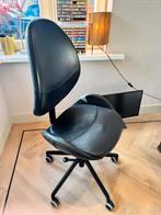 Hattefjäll ikea leren bureaustoel, Ophalen, Zo goed als nieuw, Zwart