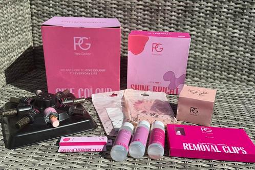 Pink Gellac set inclusief 8 kleurtjes, Sieraden, Tassen en Uiterlijk, Uiterlijk | Cosmetica en Make-up, Zo goed als nieuw, Handen en Nagels