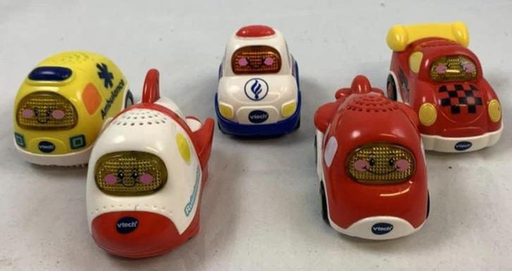 VTech Toet Toet auto’s 5 stuks voertuigen partij verzameling, Kinderen en Baby's, Speelgoed | Vtech, Zo goed als nieuw, 6 maanden tot 2 jaar