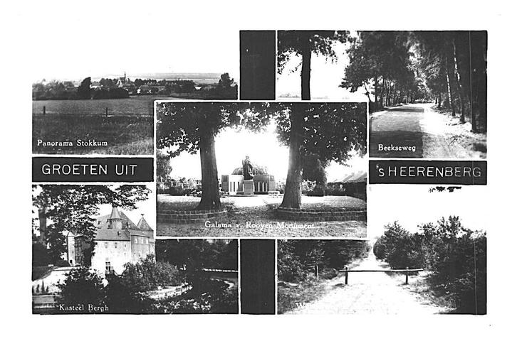 981491 s Heerenberg Gld 1953 Gelopen met zegel, Verzamelen, Ansichtkaarten | Nederland, Gelopen, Gelderland, 1940 tot 1960, Ophalen of Verzenden