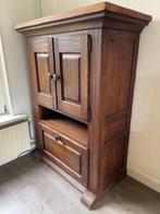 Massief eiken boeren servies kast, Huis en Inrichting, Kasten | Buffetkasten, Ophalen, Gebruikt, 100 tot 150 cm, Met deur(en)