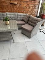Wicker Loungeset met Tafel en Stoelen, Ophalen, 5 zitplaatsen, Zo goed als nieuw, Loungeset