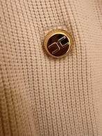 Elegante Elisabetta Franchi jurk - rekbaar!, Beige, Ophalen of Verzenden, Zo goed als nieuw, Knielengte