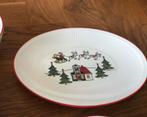 Wedgwood windsor christmas kerst ovaal schaal 26x18cm, Huis en Inrichting, Keuken | Servies, Ophalen of Verzenden, Wedgwood, Porselein