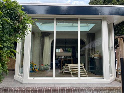 Serre / aanbouw/ ramen/ kozijnen/ schuifpui/ lichtstraat, Doe-het-zelf en Verbouw, Glas en Ramen, Gebruikt, Overige typen, 160 cm of meer