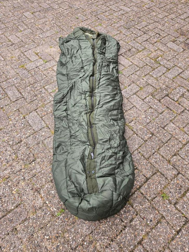 M90 Slaapzak NL Leger Compleet, Caravans en Kamperen, Slaapzakken, Gebruikt, Ophalen of Verzenden