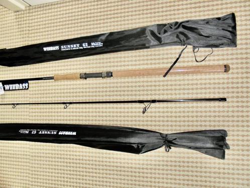 WeeBass Sunset G2 Spinning Hengels 2,45m 60-100g 15-30Lbs., Watersport en Boten, Hengelsport | Roofvissen, Nieuw, Werphengel, Ophalen