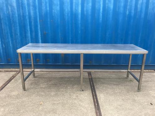 RVS solide compleet gelaste werktafel met open voorkant, Doe-het-zelf en Verbouw, Werkbanken, Zo goed als nieuw, Ophalen