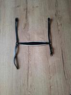 Lage neusriem zwart met wit onderlegd, Ophalen of Verzenden, Zo goed als nieuw, Dressuur