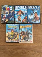DVD Collectie: Madagascar, Shrek, Rio 2, Ice Age 3 & 4, Gebruikt, Alle leeftijden, Ophalen of Verzenden, Komedie