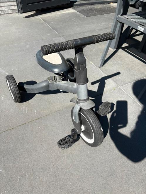 Topmark 4 in 1 Driewieler loopfiets antraciet, Kinderen en Baby's, Speelgoed | Buiten | Voertuigen en Loopfietsen, Gebruikt, Loopfiets