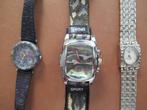 DAMES HORLOGE 2 stuks en Heren horloge 1 stuk nw zie beschr., Overige merken, Staal, Polshorloge, Nieuw