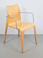 Moderne Thonet plywood Flow stoel armchair design J. Berg, Huis en Inrichting, Ophalen of Verzenden, N, Metaal, N