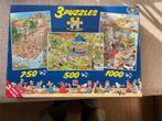 Jan van Haasteren puzzels (2)., Ophalen of Verzenden, 500 t/m 1500 stukjes, Zo goed als nieuw, Legpuzzel