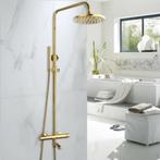 Gouden thermostatische douche + Douche put:, Doe-het-zelf en Verbouw, Sanitair, Ophalen, Nieuw, Douche