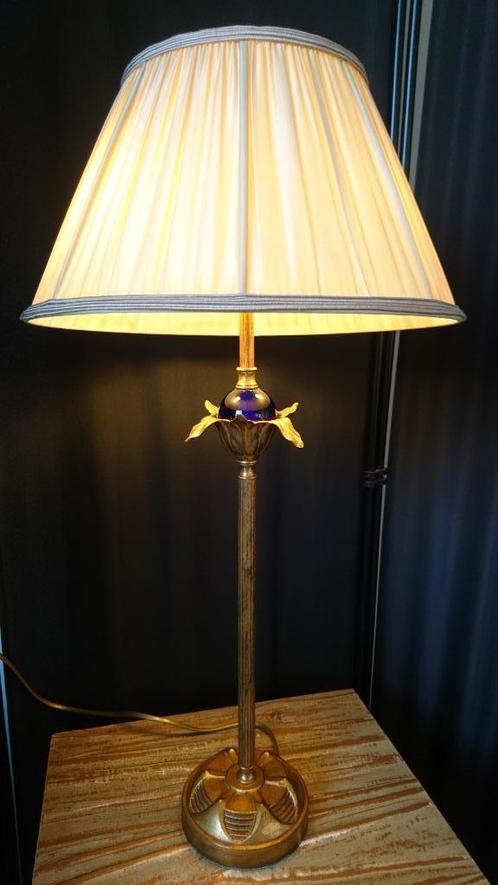 Vintage Hollywood Regency lamp, Antiek en Kunst, Antiek | Lampen, Verzenden
