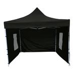 Professionele Partytent 3x3m met zijwanden. Zwart, Wit Grijs, Tuin en Terras, Partytenten, Opvouwbaar, Partytent, Minder dan 4 meter