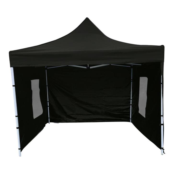 Professionele Partytent 3x3m met zijwanden. Zwart, Wit Grijs, Tuin en Terras, Partytenten, Nieuw, Partytent, 2 meter of meer, Minder dan 5 meter