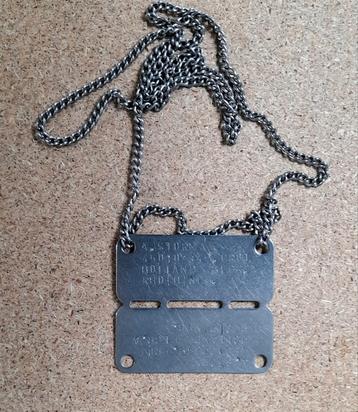 Identiteitsplaatje Nederlandse Landmacht beschikbaar voor biedingen