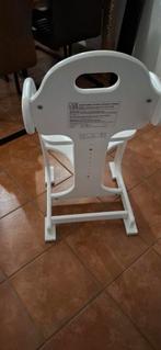 Witte Kinderstoel - Meegroeistoel, Kinderen en Baby's, Kinderstoelen, Ophalen of Verzenden, Gebruikt, Meegroeistoel, Aanschuifbaar