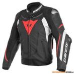 Dainese SUPER SPEED 3 PERF. LEATHER JACKET, Zwart-Wit-Rood, Motoren, Kleding | Motorkleding, Ophalen of Verzenden, Nieuw met kaartje