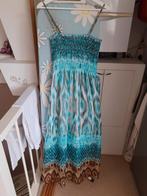 Lange zomerjurk - mt. M/L, Kleding | Dames, Jurken, Maat 38/40 (M), Bonidan, Blauw, Ophalen of Verzenden