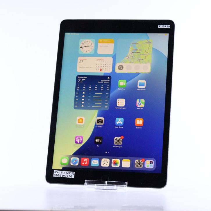 iPad 8th (2018) 32GB WiFi 5G, Computers en Software, Apple iPads, Zo goed als nieuw