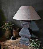 Zware Houten Lampenvoet Antraciet, Ophalen, N.v.t., N.v.t., Nieuw