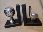 Stel Boekensteunen "golfbal en stick", golf, Antiek en Kunst, Ophalen of Verzenden