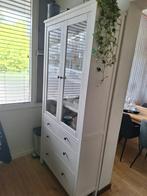 IKEA Vitrinekast Hemnes, Huis en Inrichting, Ophalen, Gebruikt, 50 tot 100 cm, Met lade(s)