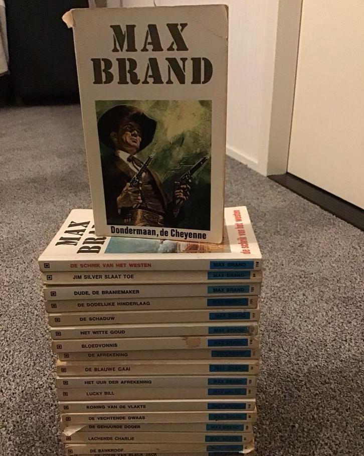 Western boeken van Max  Brand, Boeken, Strips | Comics, Gelezen, Meerdere comics, Europa, Ophalen of Verzenden