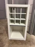 Witte Kast met Vakken, Ophalen, Met plank(en), Kunststof, Gebruikt