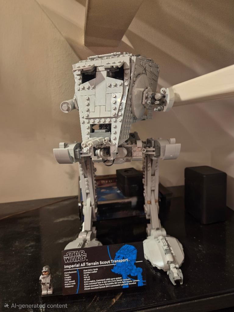 LEGO ucs AT-ST, Ophalen, Zo goed als nieuw, Complete set, Lego