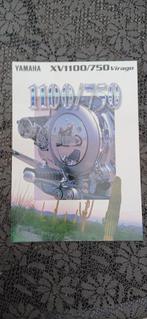 Originele folder Yamaha XV1100 en 750 Virago, Ophalen of Verzenden, Yamaha