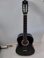Gitaar zwart, Ophalen, Zo goed als nieuw, Klassieke of Spaanse gitaar