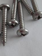 00 stuks RVS zelftappers kruiskop 5,5 x 45 mm parkers, Verzenden, Nieuw