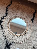 Xenos Spiegel met Macramé Rand, Minder dan 50 cm, Gebruikt, Rond, Ophalen of Verzenden