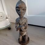 Vintage handwerk Afrikaans vrouw beeldje 33 cm, Ophalen of Verzenden