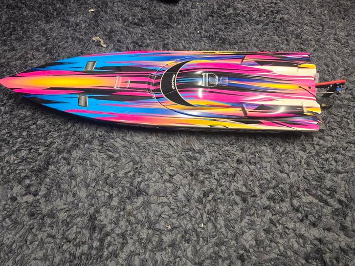 Traxxas Spartan 6S Brushless RC boot, Hobby en Vrije tijd, Modelbouw | Boten en Schepen, Zo goed als nieuw, Groter dan 1:32, Ophalen of Verzenden