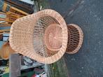 Vintage rieten stoel, Tuin en Terras, Ophalen, Gebruikt, Rotan