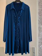 yoek blouse tuniek. travelstof  42/44, Blauw, Maat 42/44 (L), Ophalen of Verzenden, Zo goed als nieuw