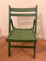 Vintage houten klapstoel - makkelijk en comfortabel, Huis en Inrichting, Stoelen, Ophalen of Verzenden, Gebruikt, Hout