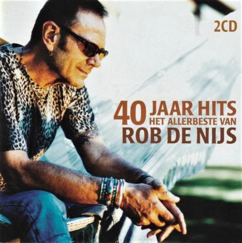 Rob de Nijs - 40 Jaar Hits 2XCD, Cd's en Dvd's, Cd's | Nederlandstalig, Zo goed als nieuw, Pop, Verzenden