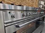 Luxe Fornuis Boretti 150 cm RVS GASOVEN Coupe de Feu, 60 cm of meer, 5 kookzones of meer, Vrijstaand, 90 tot 95 cm