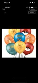 Pokemon balloon 5 stuks nieuw mix van 5 ballonnen, Nieuw, Ophalen of Verzenden, Verjaardag