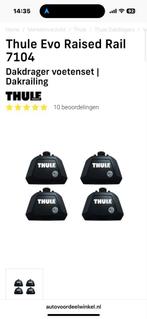 Thule 7104 Evo Raised Rail Dakdrager Voetenset, Auto diversen, Dakdragers, Ophalen, Zo goed als nieuw
